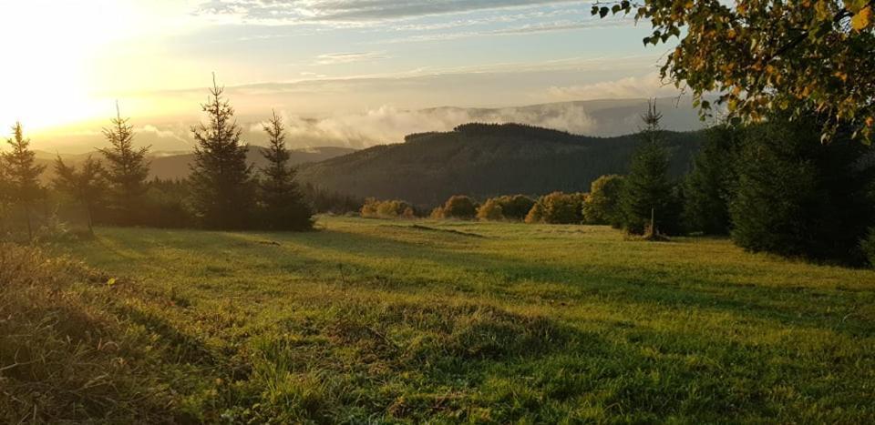 Chata Jeleni Drevenice S Vlastni Virivkou Horni Halze Luaran gambar