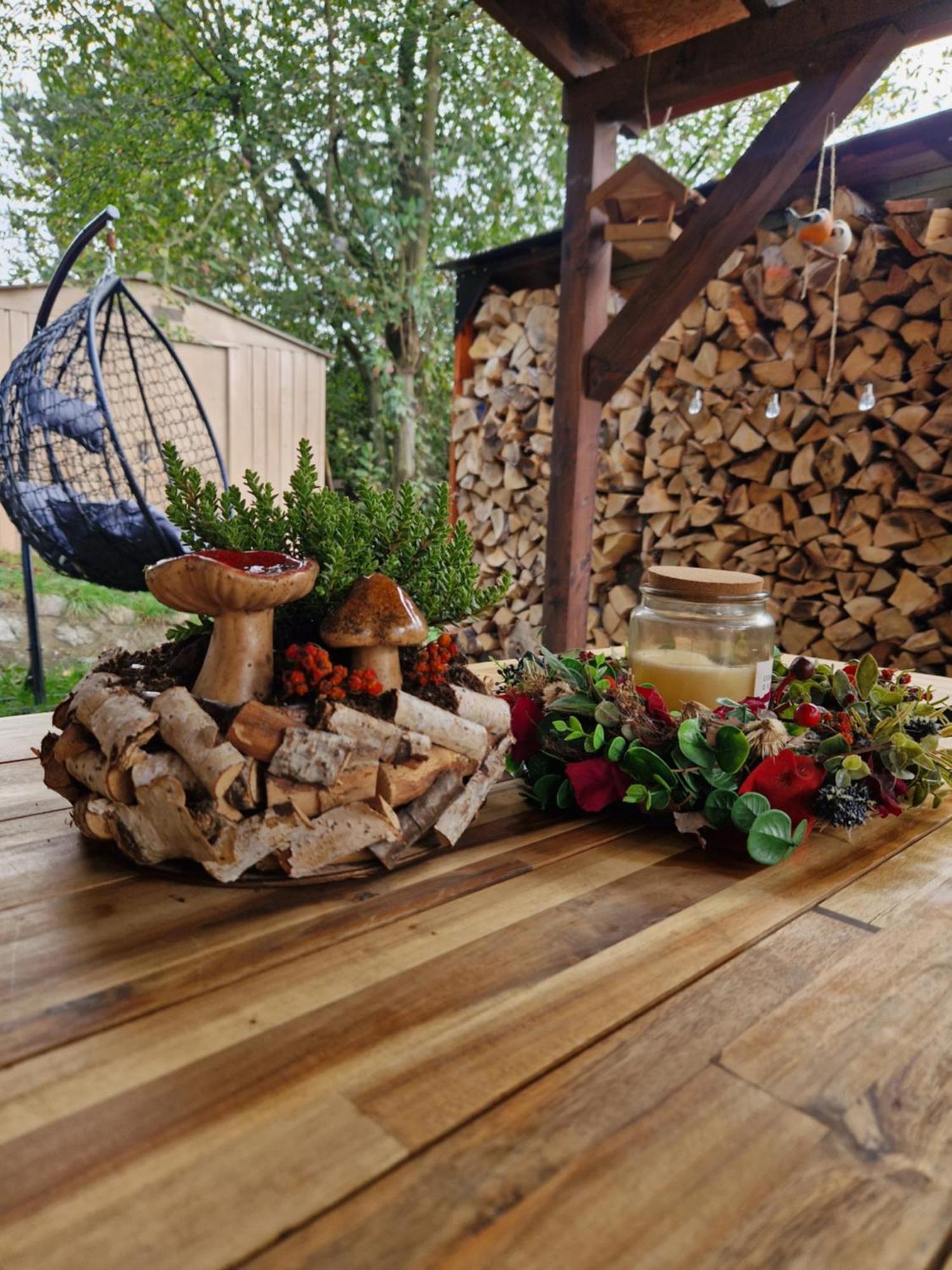 Chata Jeleni Drevenice S Vlastni Virivkou Horni Halze Luaran gambar